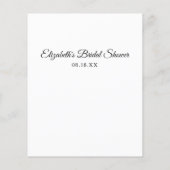 Raad eens dat de Bride's Dress | VRIJGEZELLENFEEST (Achterkant)