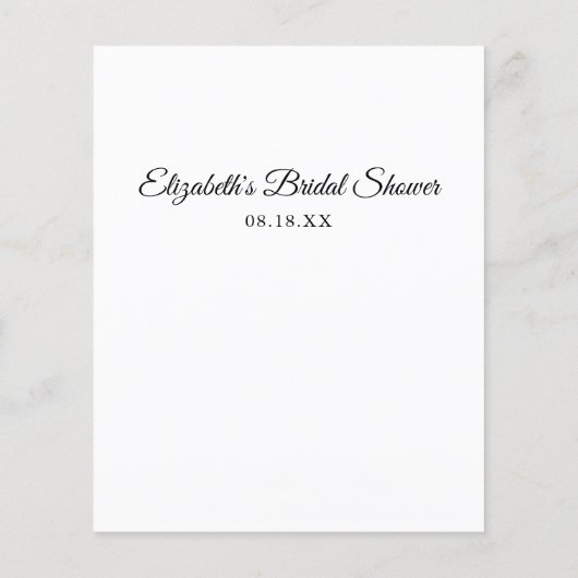 Raad eens dat de Bride's Dress | VRIJGEZELLENFEEST (Achterkant)