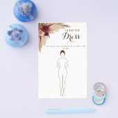 Raad eens dat de dress Pampas-Vrijgezellenfeest-sp Flyer (Enkel)