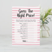 Raad eens dat het Vrijgezellenfeest Prijs Wit Kaart (Staand voorkant)