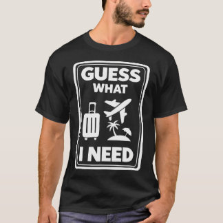 Raad eens dat ik verlof nodig heb Vakantie Reis Ei T-shirt