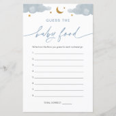 Raad eens de Baby Food Game Kaart Twinkle Little S (Voorkant)