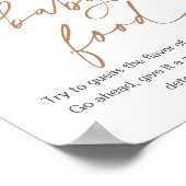 Raad eens de Baby Food Twinkle Star Baby shower Si Poster (Hoek)