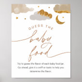 Raad eens de Baby Food Twinkle Star Baby shower Si Poster (Voorkant)