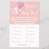 Raad eens de Baby | KAART BABY SHOWER (Voorkant)