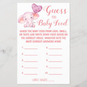 Raad eens de Baby | KAART BABY SHOWER (Voorkant)