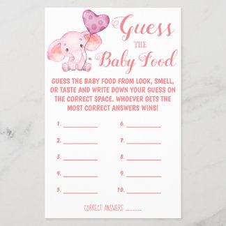 Raad eens de Baby | KAART BABY SHOWER