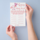 Raad eens de Baby | KAART BABY SHOWER (Hand)