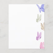 Raad eens de Dress Vrijgezellenfeest Game Butterfl Flyer (Achterkant)