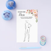 Raad eens de Dress Vrijgezellenfeest Pink Game Kaa Flyer (Enkel)