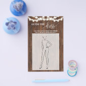 Raad eens de Dress Westerne Vrijgezellenfeest Game Flyer (Enkel)