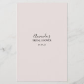 Raad eens de dresse Vrijgezellenfeest-spelbutterfl Flyer (Achterkant)