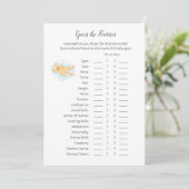 Raad eens de functies Game Boy Teddy Bear Kaart (Staand voorkant)