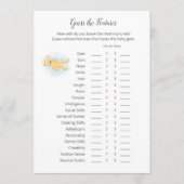 Raad eens de functies Game Boy Teddy Bear Kaart (Voorkant)