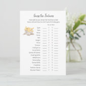 Raad eens de functies spel Teddy Bear Kaart (Staand voorkant)