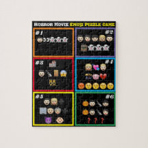 Raad eens de Horror Movie Emoji Puzzle Game
