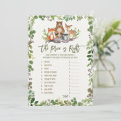 Raad eens de juiste prijs voor het Baby shower van Kaart (Staand voorkant)