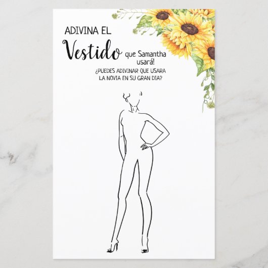 Raad eens de jurk die vrijgezellenfeest engels spa (Achterkant)