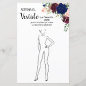 Raad eens de jurk die vrijgezellenfeest engels spa (Achterkant)