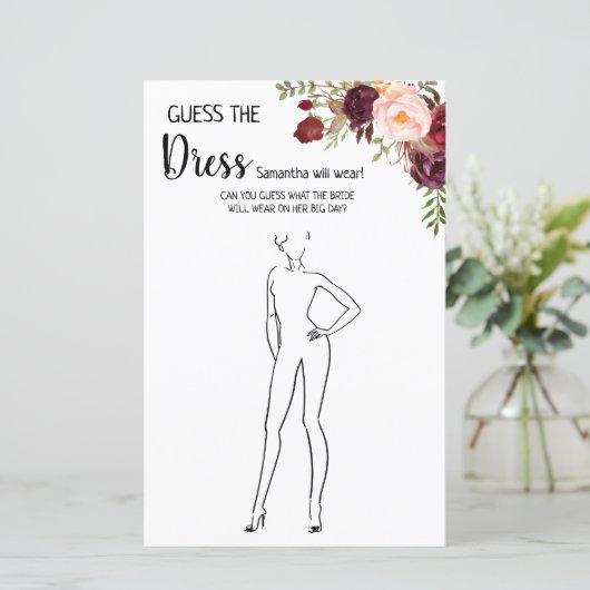 Raad eens de jurk die vrijgezellenfeest engels spa (Staand voorkant)