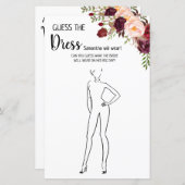 Raad eens de jurk die vrijgezellenfeest engels spa (Voorkant / Achterkant)