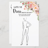 Raad eens de jurk die vrijgezellenfeest engels spa (Voorkant / Achterkant)