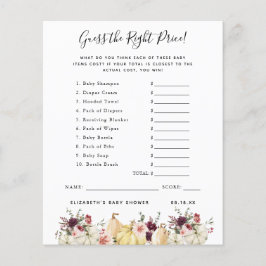Raad eens de prijs | BABY SHOWER