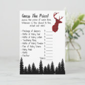 Raad eens de prijs van het Baby shower Kaart (Staand voorkant)