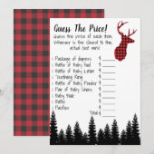 Raad eens de prijs van het Baby shower Kaart (Voorkant / Achterkant)