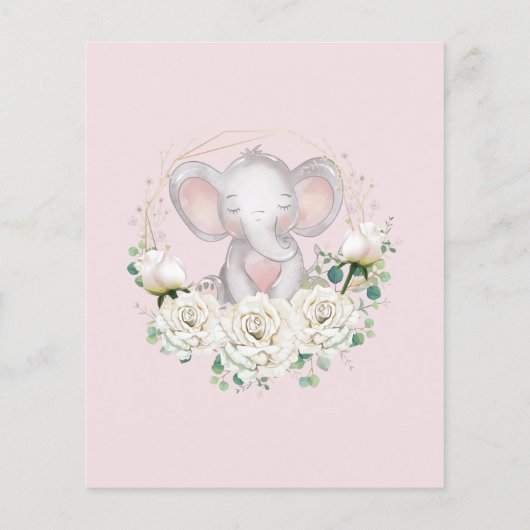 Raad eens de prijs van het Baby shower spel (Achterkant)