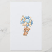 Raad eens de prijs van het Beer-ballonnen Baby sho (Achterkant)