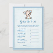 Raad eens de prijs van het Beer dat schokdemper is Kaart (Voorkant)