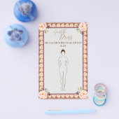 Raad eens de spelkaart van het dress-Vrijgezellenf Flyer (Enkel)