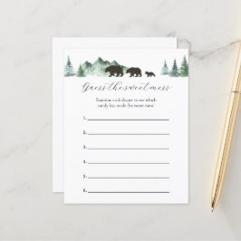 Raad eens de Sweet Mess Baby shower Game