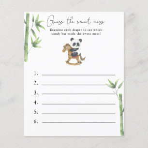 Raad eens de Sweet Mess - Baby shower Game
