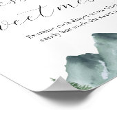 Raad eens de Sweet Mess Baby shower Sign Poster (Hoek)