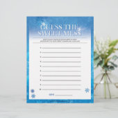 Raad eens de Sweet Mess [Snowy Blue] Briefhoofd (Staand voorkant)