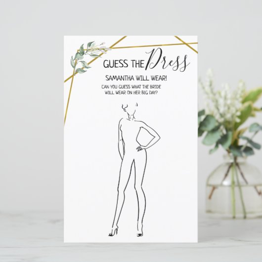 Raad eens de tweetalige jurk van het vrijgezellenf (Staand voorkant)