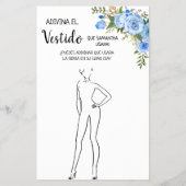 Raad eens de tweetalige spelkaart van het dress Vr Flyer