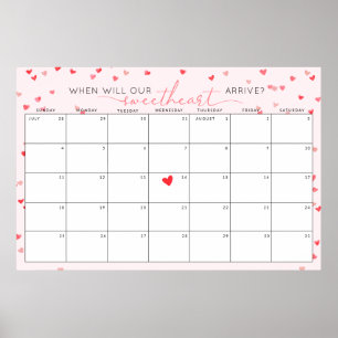 Raad eens de vervaldatum Little Sweetheart Baby sh Poster