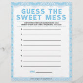 Raad eens de zoete smess [Luxury Lace [Blue]] Briefhoofd (Voorkant)