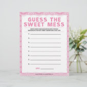 Raad eens de zoete smess [Luxury Lace [Roze]] Briefhoofd (Staand voorkant)