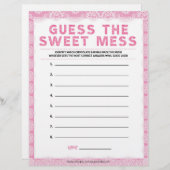 Raad eens de zoete smess [Luxury Lace [Roze]] Briefhoofd (Voorkant / Achterkant)