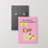 Raad eens deze lyric! Pin Button (Voorkant / Achterkant)