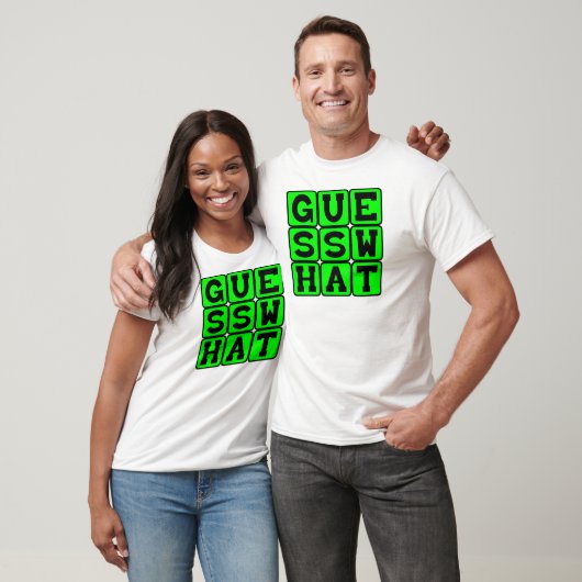 Raad eens, een geheim bewaren t-shirt (Unisex)