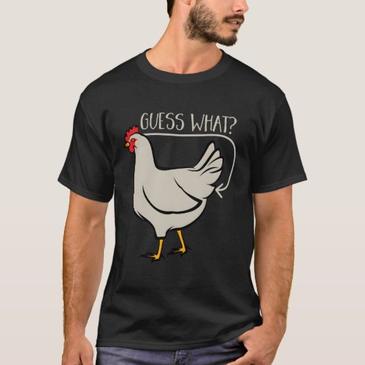 Raad eens een kippenpeuk t-shirt (Voorkant)