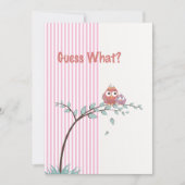 Raad eens? Foto Zwangerschap Aankondiging (Voorkant)