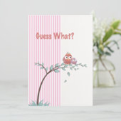 Raad eens? Foto Zwangerschap Aankondiging (Staand voorkant)