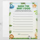 Raad eens het Baby [Dierthema] Briefhoofd (Voorkant / Achterkant)