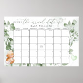 Raad eens het Beer Verschuldigde agenda Poster (Voorkant)